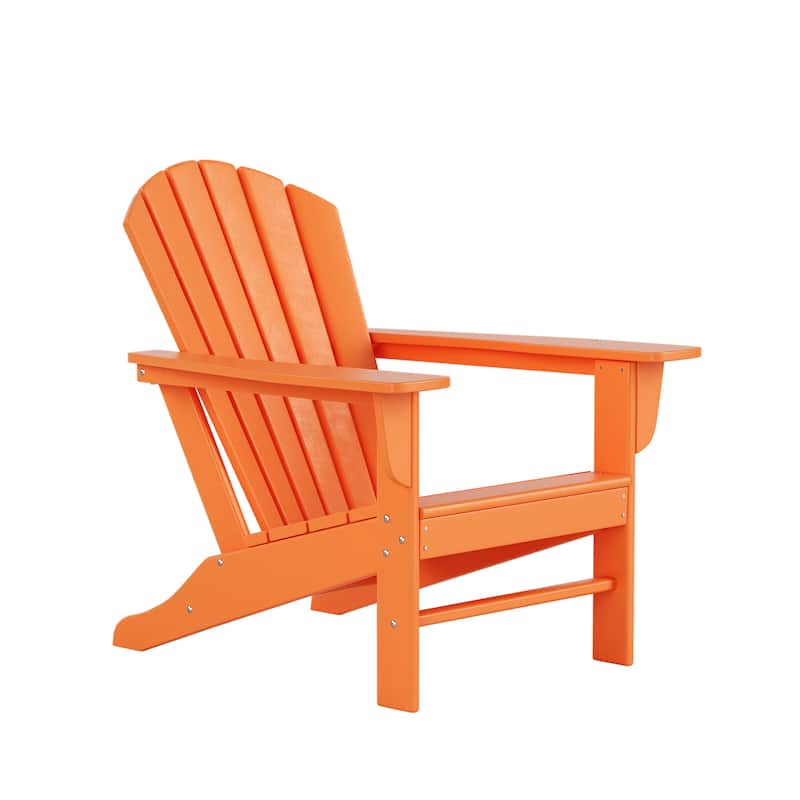 Altura Outdoor 5-Piece Adirondack Chair & Round Coffee Table Conversation Set
