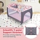 preview thumbnail 27 of 39, Babyjoy 3 in 1 Baby Playard Portable Infant Nursery Center w/ Zippered - See Details