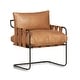 preview thumbnail 9 of 17, Classic Home Morodo Leather Accent Chair Tan