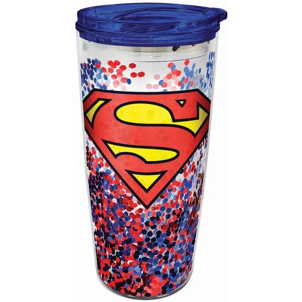 Shop Spoontiques 20252 Superman Glitter Travel Mug Overstock 29056286