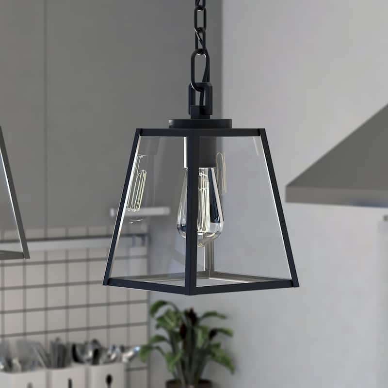 Grant Farmhouse Mini Pendant Ceiling Light Clear Glass