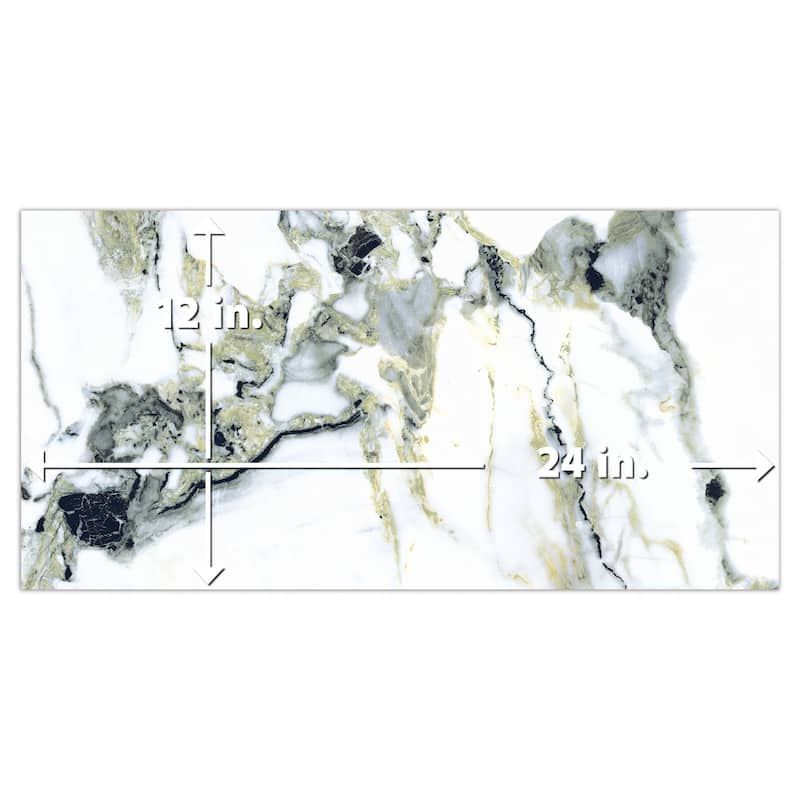 Merola Tile Touche Jade 11-3/4" x 23-1/2" Porcelain Floor and Wall Tile