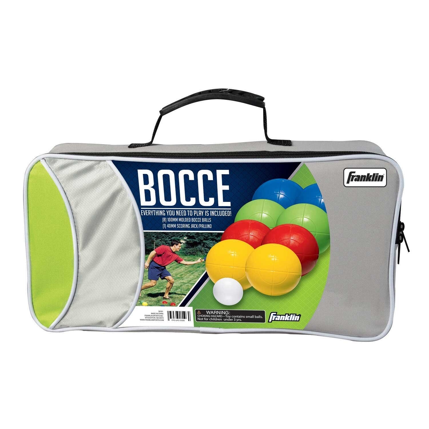 Franklin Sports Intermediate Bocce Set 100mm 50101