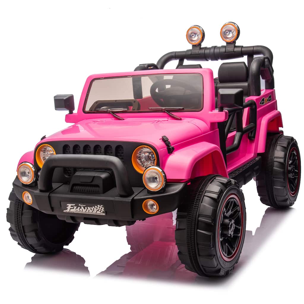 Pink 24V Kids Ride On Car Off-Road Toy Car Battery Powered Electric Car