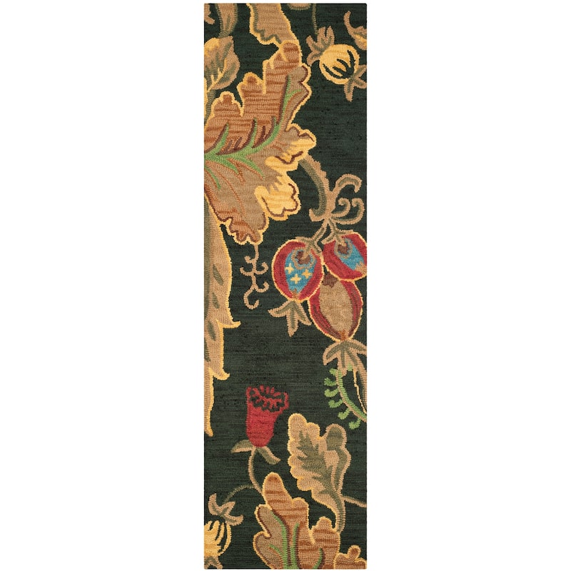 SAFAVIEH Handmade Jardin Austra Country Floral Wool Rug