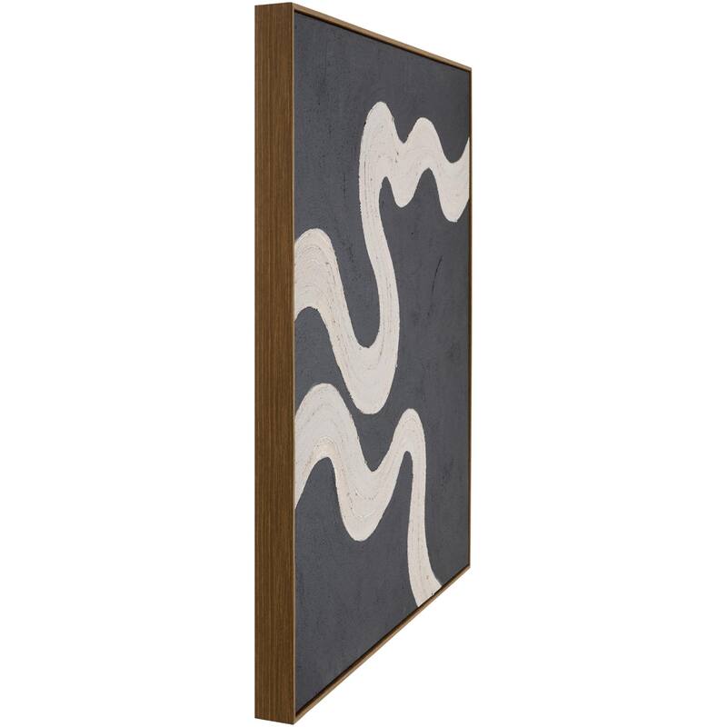 Livabliss Rubans Modern Framed Art Set of 2