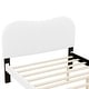 preview thumbnail 15 of 39, Cozy and Durable Upholstered Platform Bed with Wood Supporting Feet