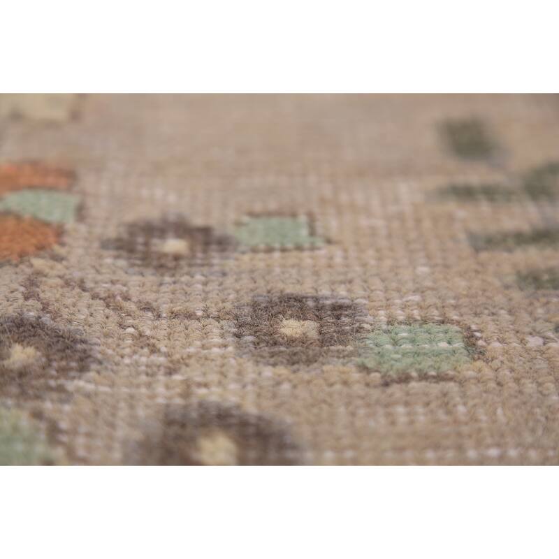 Medallion Tabriz Persian Area Rug Oriental Floral Handmade Wool Carpet - 6'8"x 9'7"