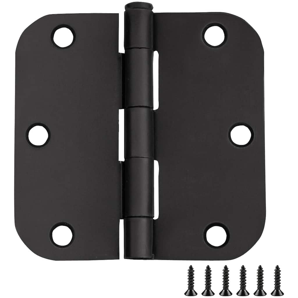 Design House 188912 3-1/2" x 3-1/2" Butt 5/8" Radius Corner Surface