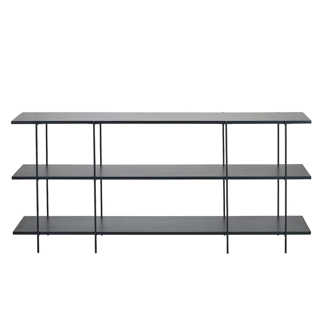 Wood and Metal 3-Tier Shelf