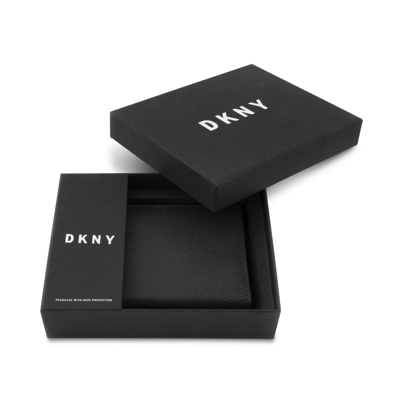 dkny wallet black