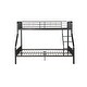 preview thumbnail 8 of 8, Sturdy Twin XL/Queen Bunk Bed, Metal Frame with Guardrail
