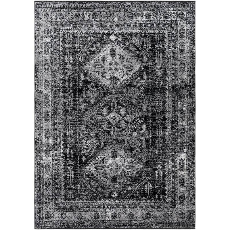 Livabliss Monte Carlo Updated Traditional Medallion Area Rug