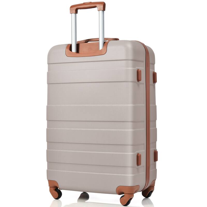 New Model ABS Hardshell 3 Piece Luggage Sets, Lightweight Durable Suitcase with Spinner Wheels and TSA Lock, for Travel