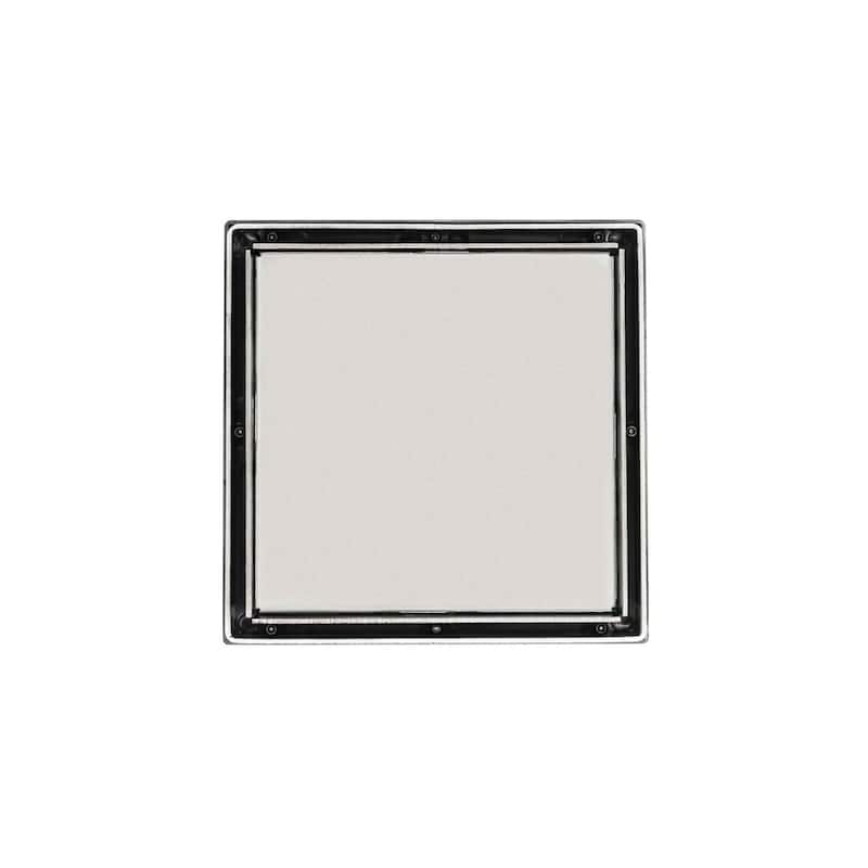 Infinity Drain LTD 5 Tile Drain Kit - Satin Stainless