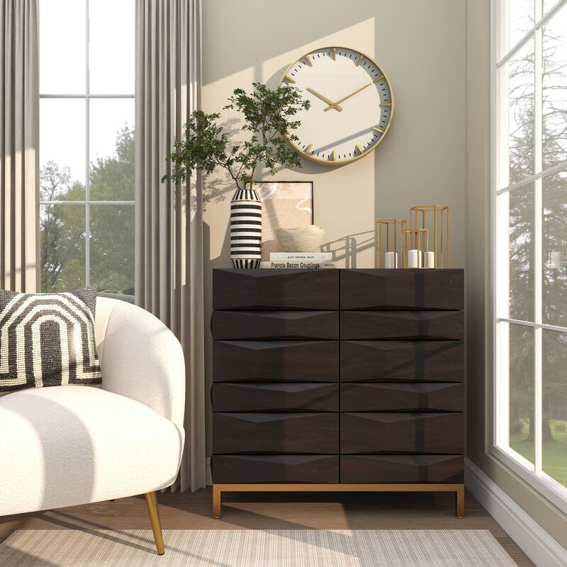 Dark Blue Glass Contemporary Wall Clock 20 x 20 x 3 - 20 x 3 x 20