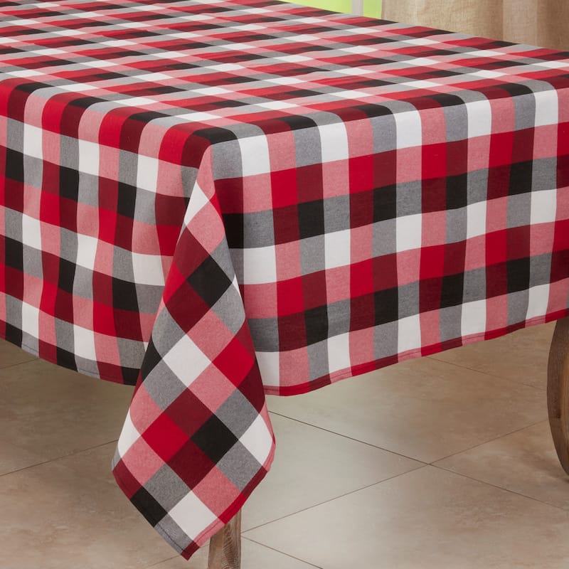 Casual Tablecloth With Plaid Pattern Design - Bed Bath & Beyond - 31634499