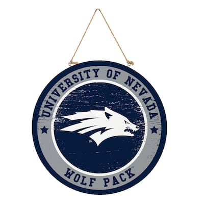 University of Nevada Wooden Door Decor Wall Sign - Multi-Color