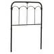 preview thumbnail 6 of 5, Hillsdale Furniture Jocelyn Metal Headboard Only, Black Sparkle