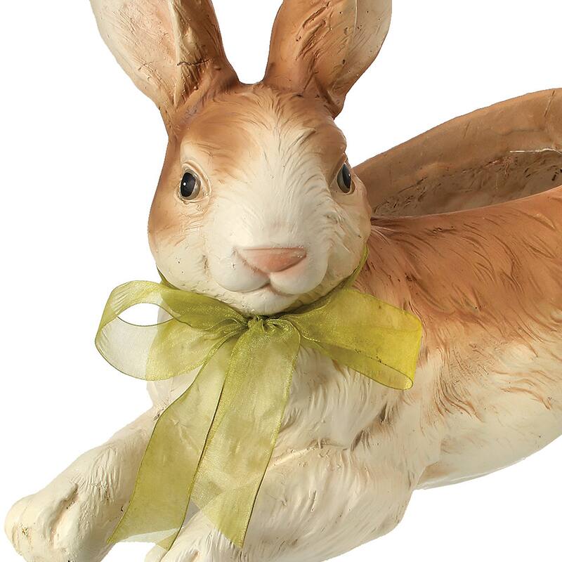 Mgo Leaping Bunny Planter 18.5"