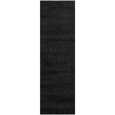 City Chic Runner Rug - 2'3" x 11" - Black - Non-Shedding, Easy Care - Living Room, Bedroom Rug - 132 x 27