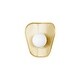 preview thumbnail 1 of 1, Mitzi Lighting Marta 9 In. 1 Light Wall Sconce Aged Brass