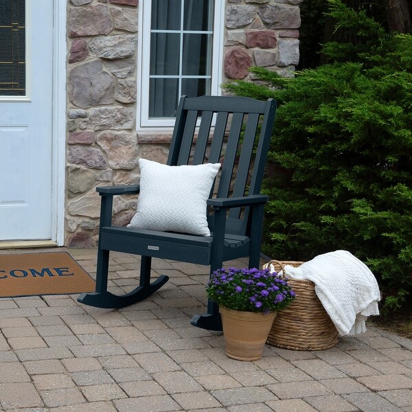 HIGHWOOD Eco-friendly Synthetic Wood Rocking Chair - On Sale - Bed