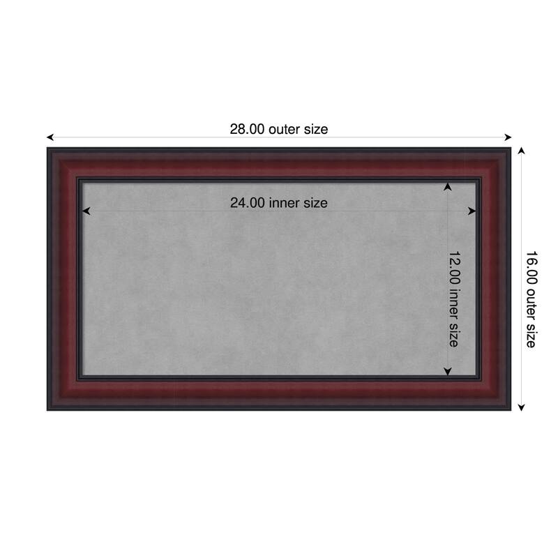 Amanti Art Dalat Black Framed - 28 x 16 in - Dalat Cherry