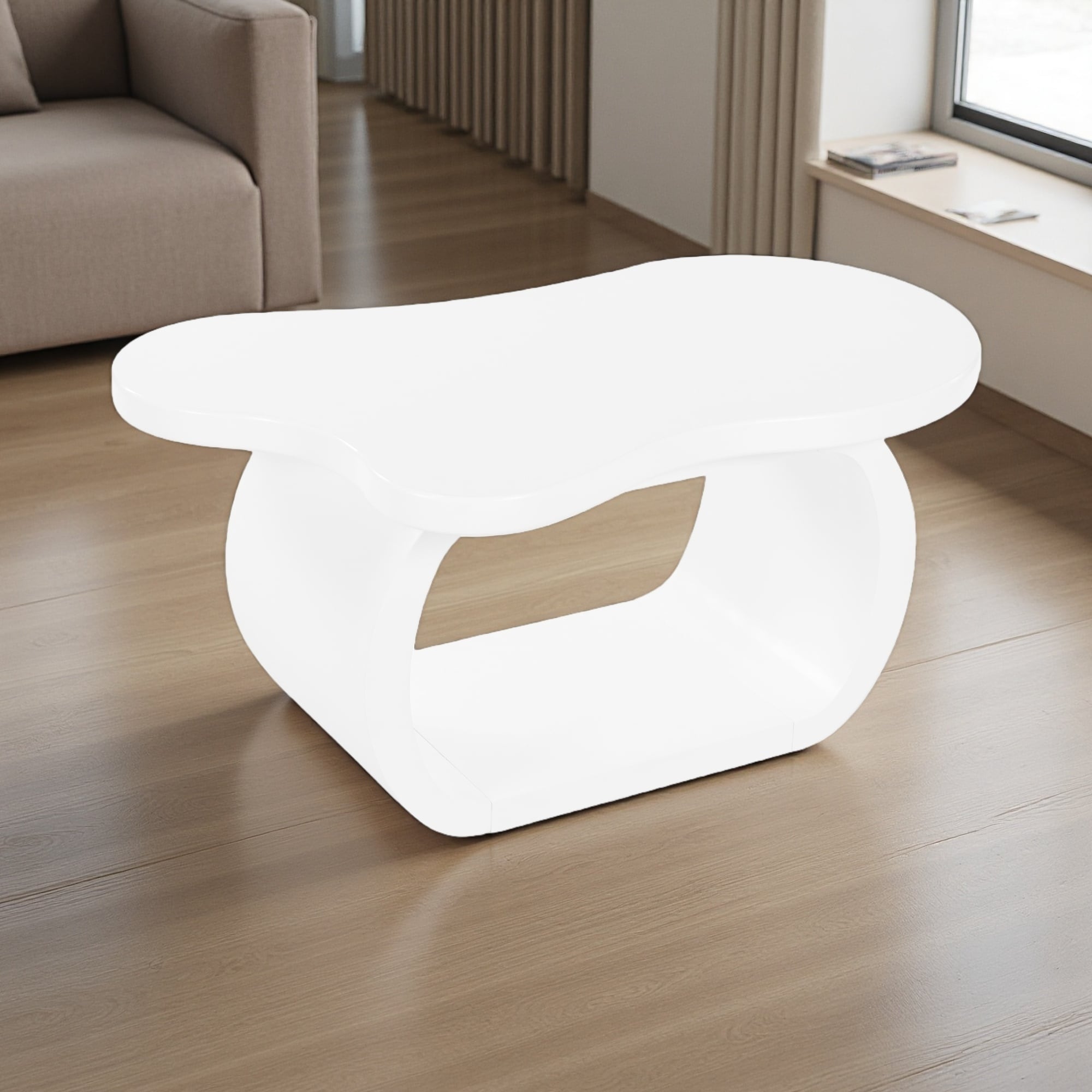 39.3" Modern Cloud Coffee Table