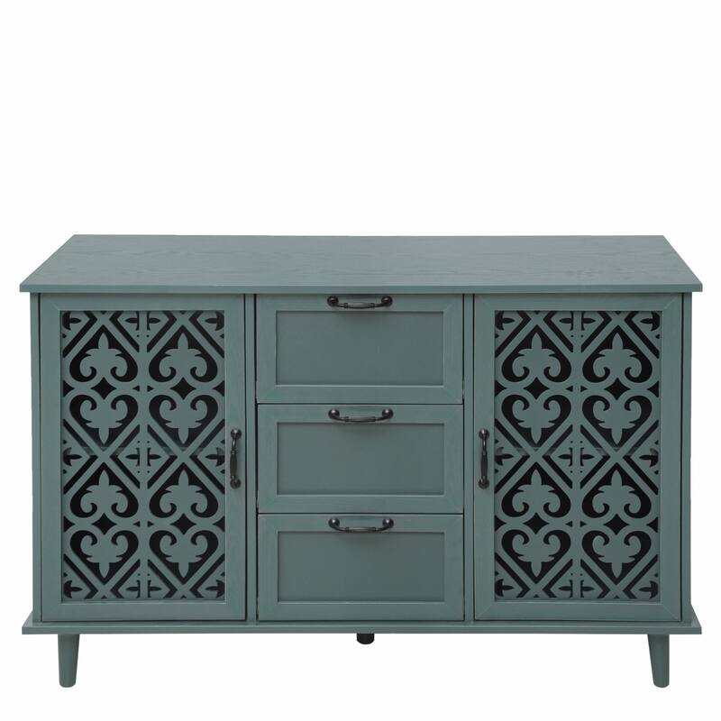 Accent Storage Cabinet with 2 Doors and 3 Drawers