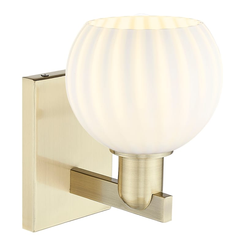 Innovations Lighting Endless Possibilities Arcadia - White Venetian - 1 Light 6" Sconce
