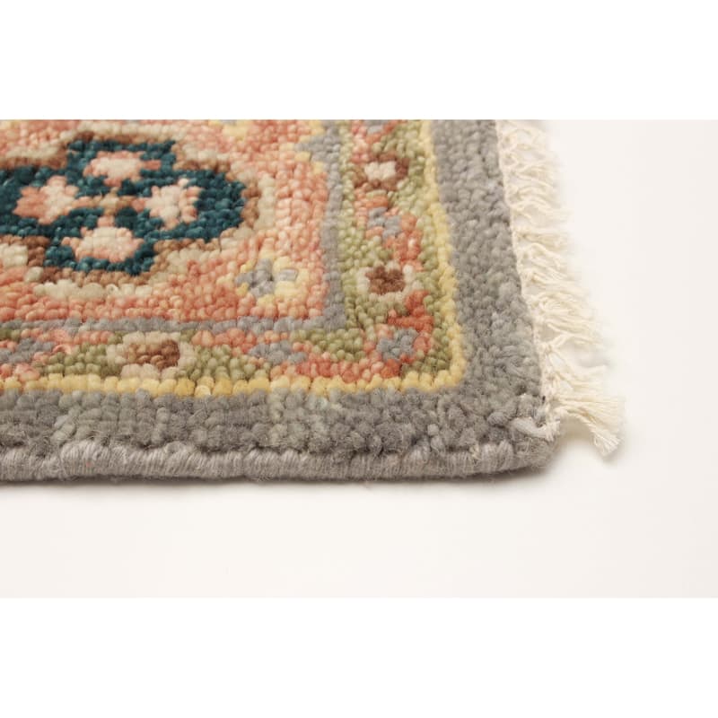 ECARPETGALLERY Hand-knotted Jules Serapi Grey Wool Rug - 6'0 x 9'0