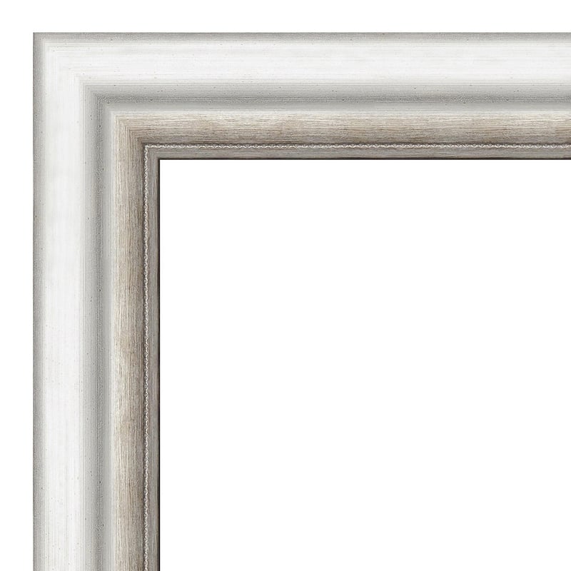 Salon Silver Narrow Framed Grey Corkboard Bulletin Board