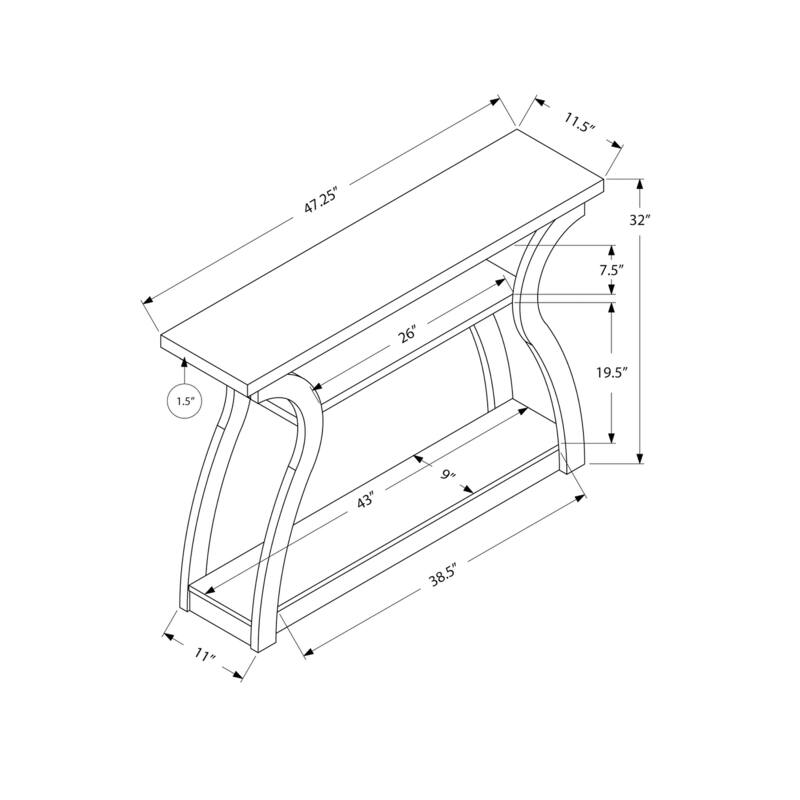 Accent Table - White