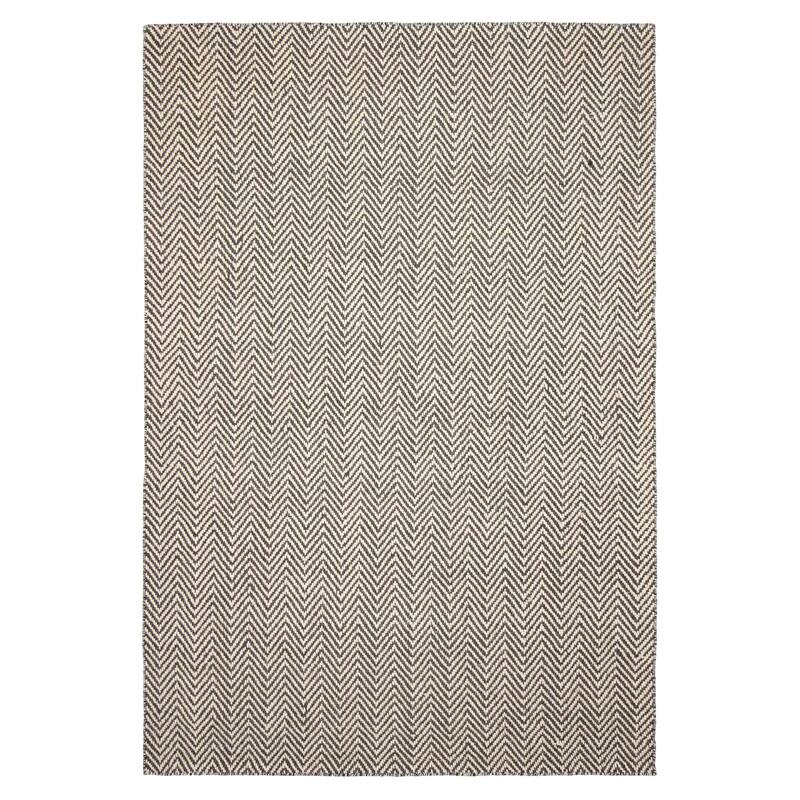 ECARPETGALLERY Hand Tufted Sienna Grey Wool Rug - 6'0 x 9'0 - Grey - 6'0 x 9'0