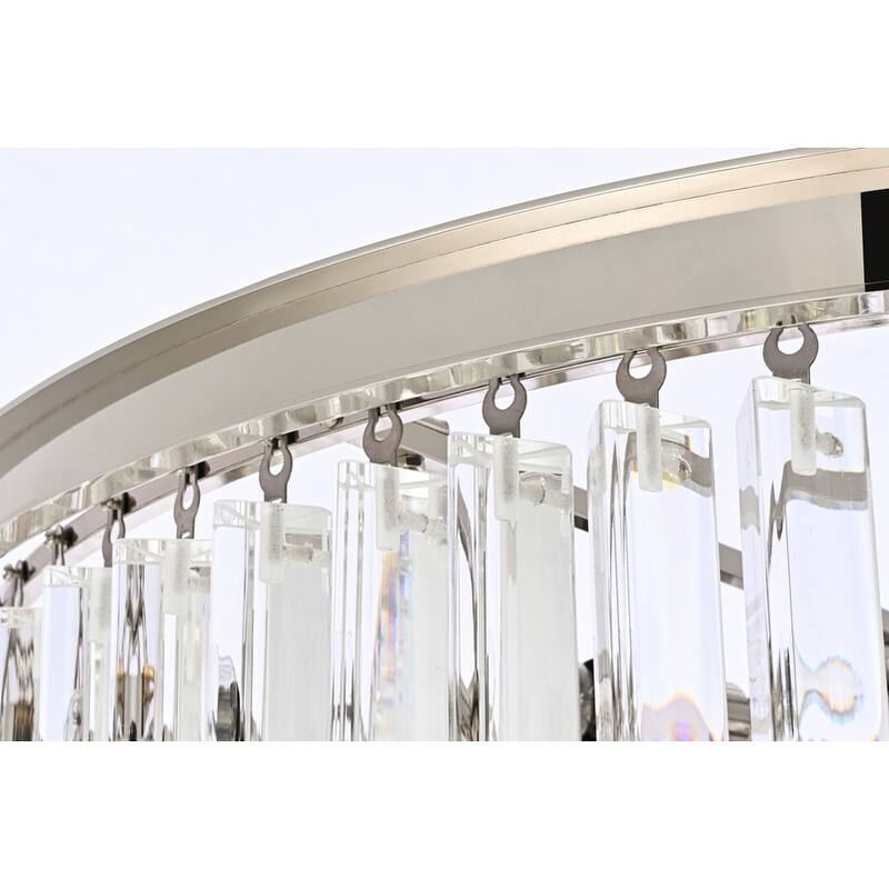 Indigo Home 48 inch spiral crystal chandelier