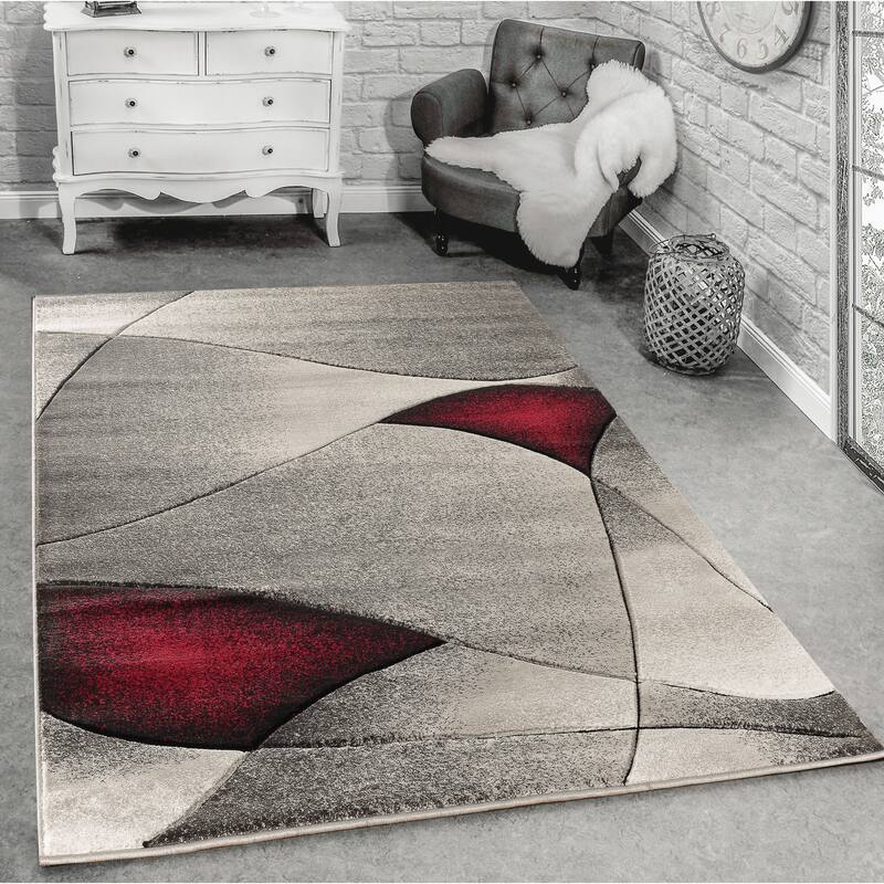 Orelsi Collection Abstract Area Rug