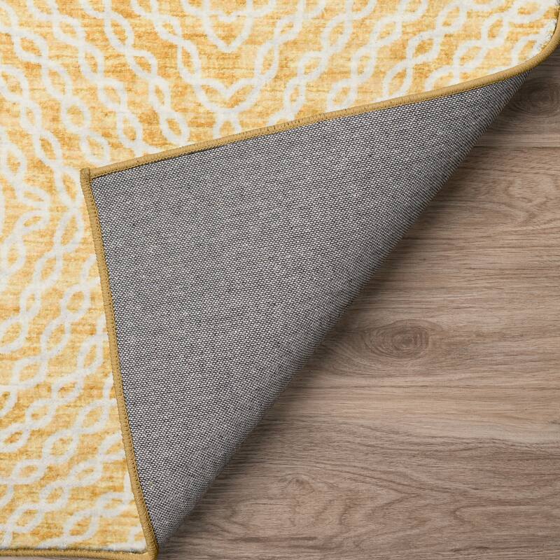 Indoor/ Outdoor Addison Bravado Link Washable Area Rug