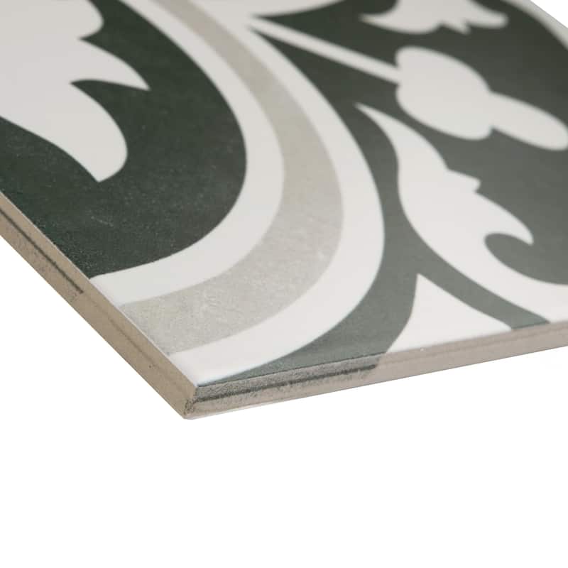 Merola Tile Arte Due 9-3/4" x 9-3/4" Porcelain Floor and Wall Tile