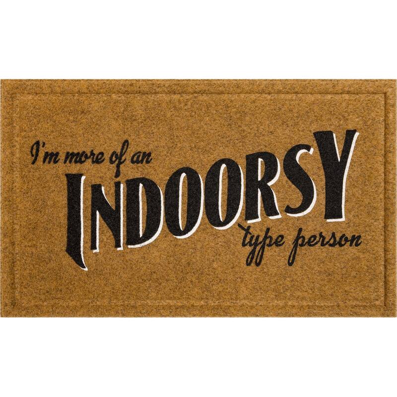 Mohawk Home Faux Coir Novelty Impressions Doormat