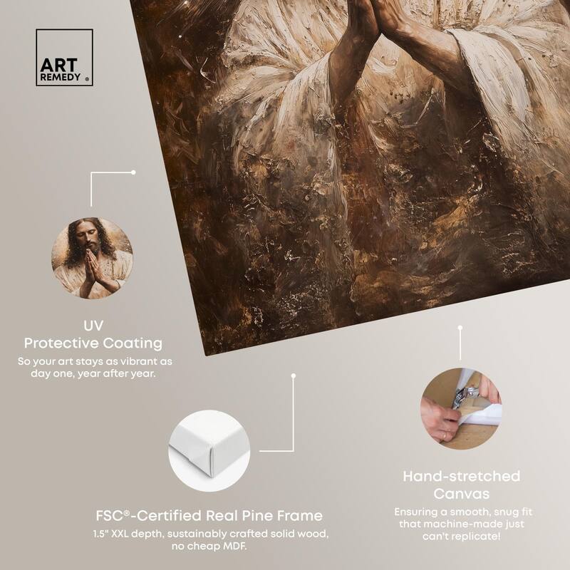 Meditation Manifested Canvas by Art Remedy, Gallery Wrapped