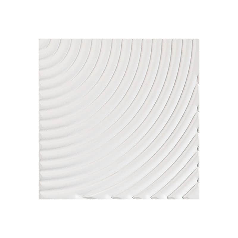 FASÄDE Echo 4-foot x 8-foot PVC Wall Panel in Matte White - Sample
