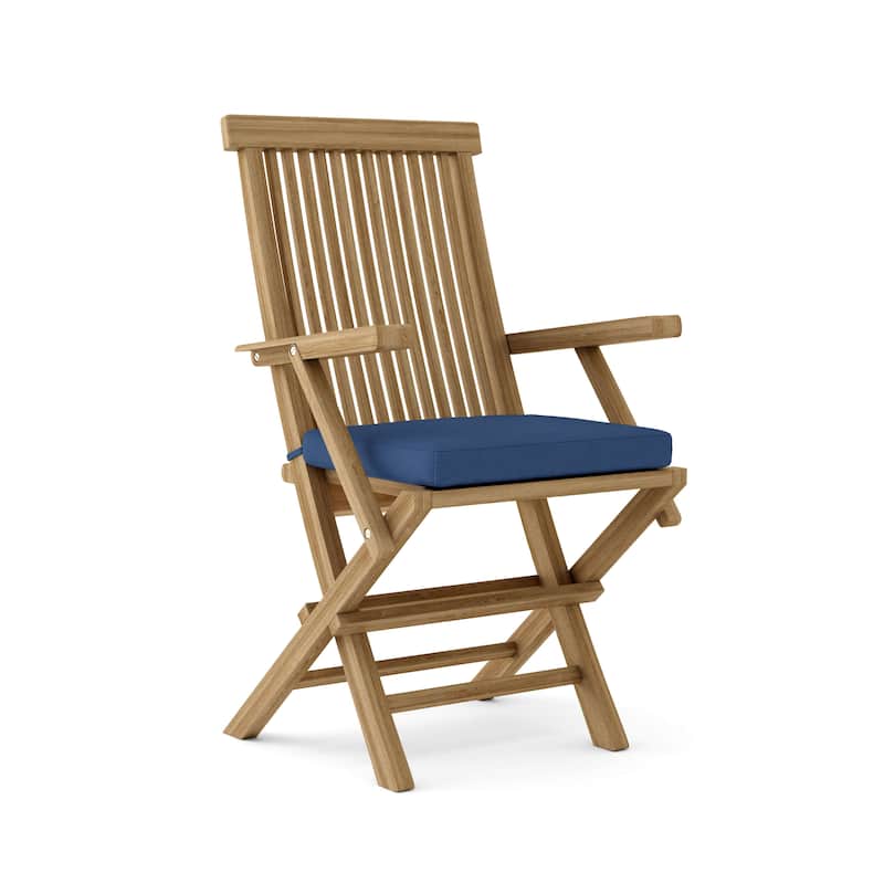 Classic Teak Outdoor Dining Chair - Foldable (Set of 2)