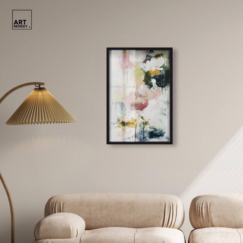 Dripping Colors IV Shadowbox by Art Remedy
