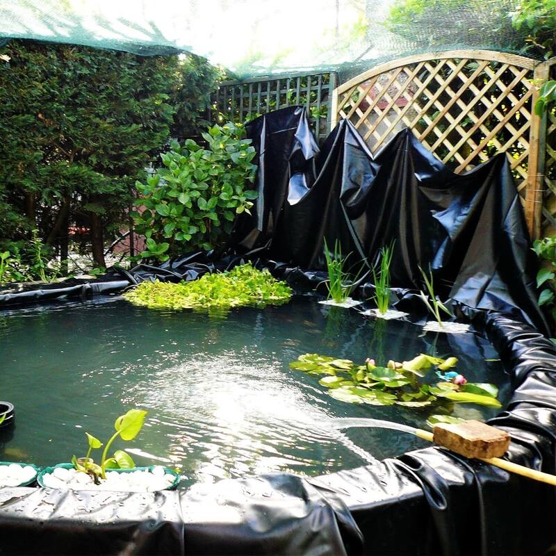 HDPE Pond Liner 10X13FT 20 Mil for Natural Outdoor Ponds