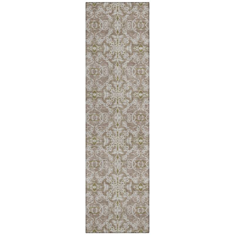Machine Washable Indoor/ Outdoor Chantille Traditional Medallions Rug