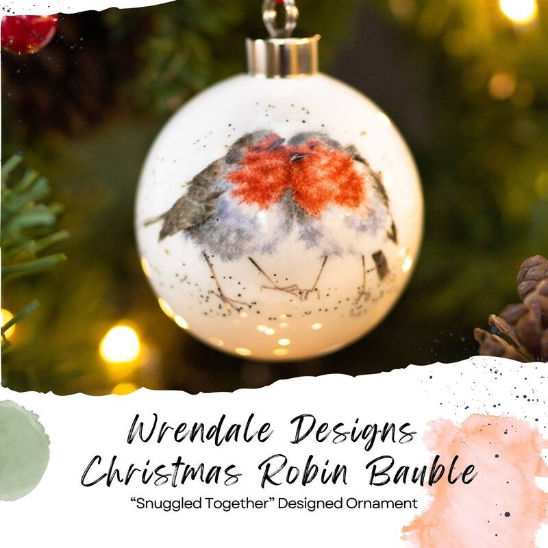 Royal Worcester Wrendale Designs Christmas Bauble