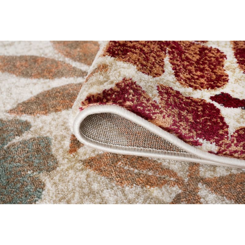 Decora Shabby Chic Floral Indoor Area Rug