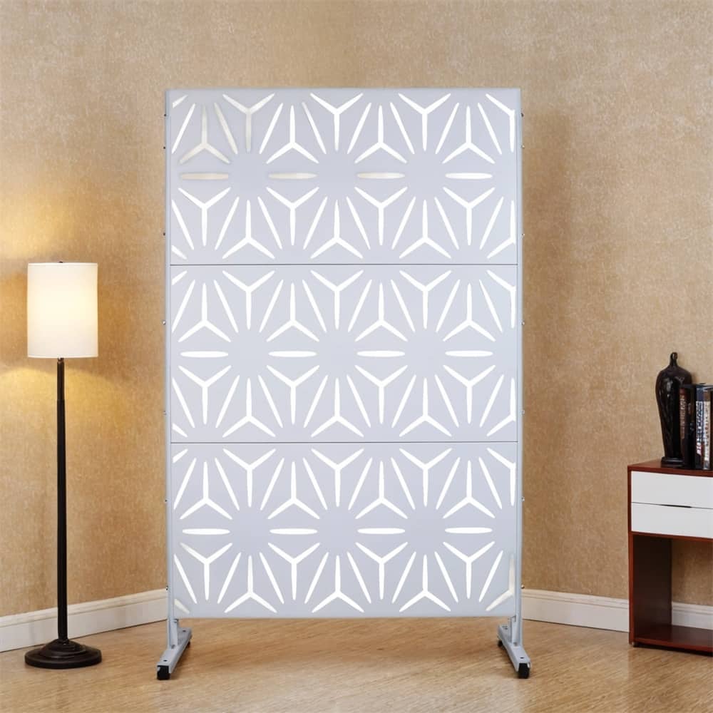 Outdoor & Indoor Freestanding Decorative Privacy Screen Privacy Screen