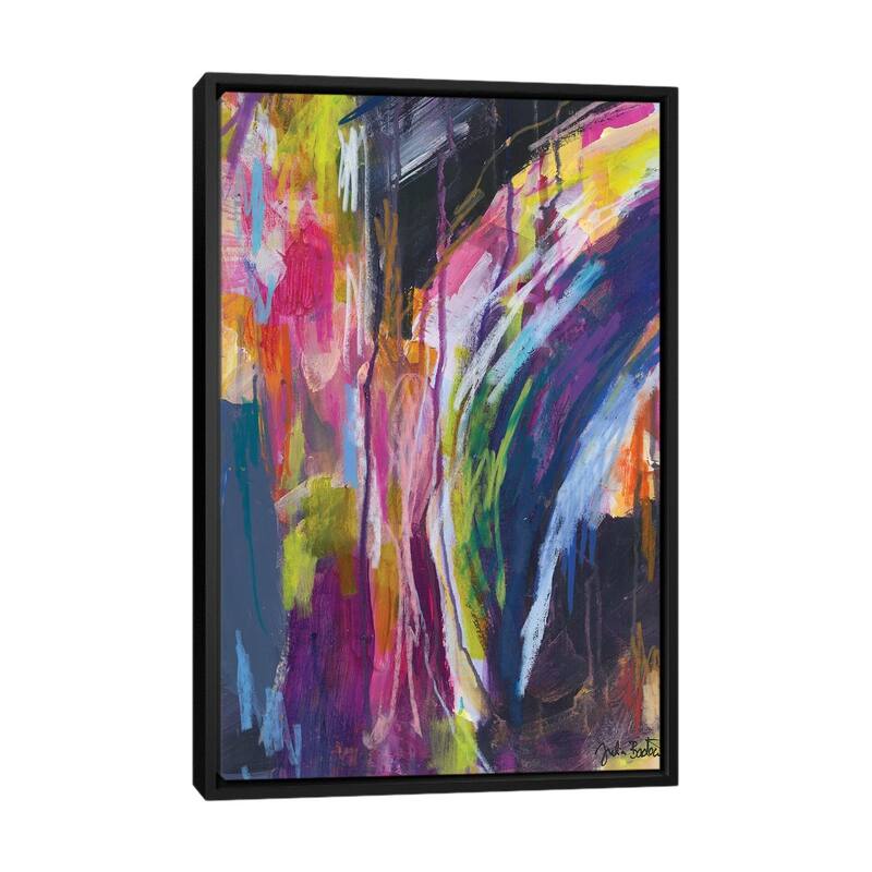 iCanvas "Hubris" by Julia Badow Framed Canvas Print - Black - 40x26